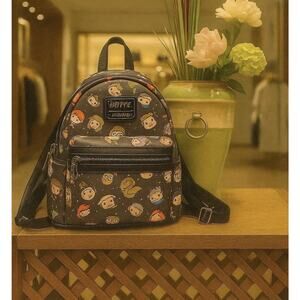 Loungefly Harry Potter Characters Double Strap Backpack Excellent Condition